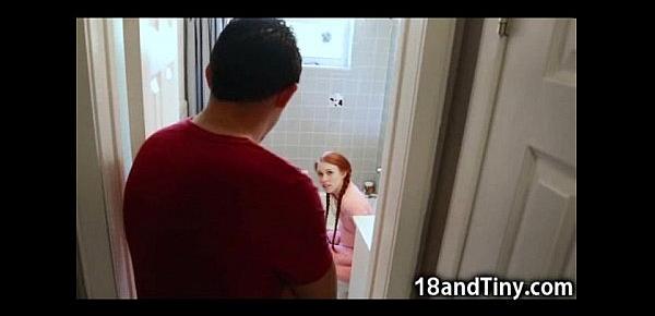  Teen So Small She Got Stuck in the Toilet!